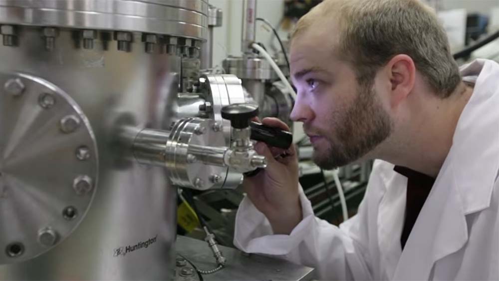 biotech worker