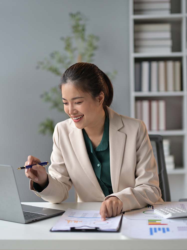 Math business lady
