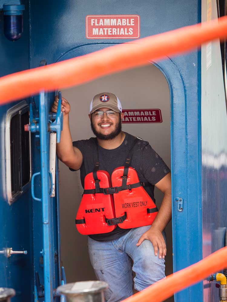 Maritime Student on Vessel